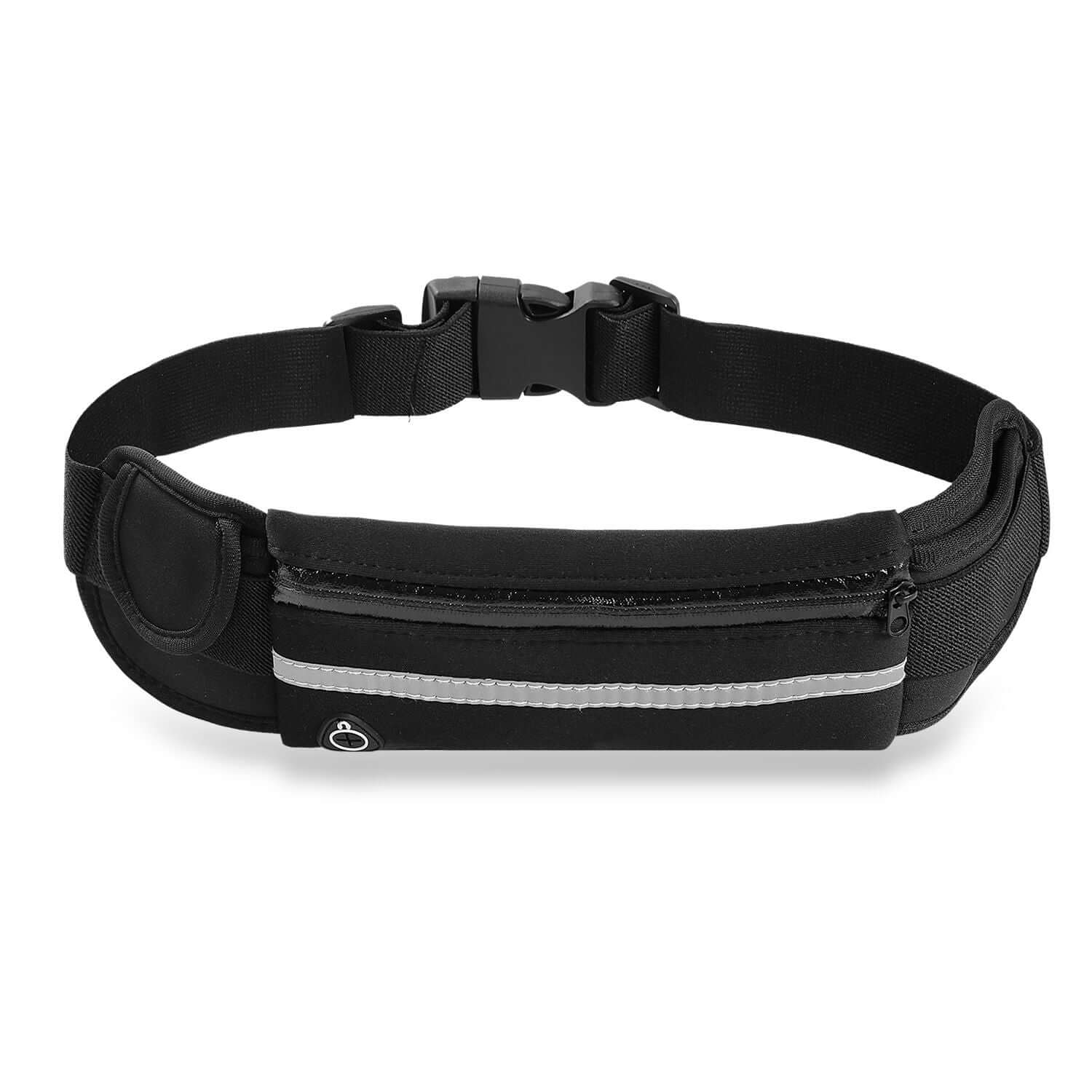 Sports waist bag running belt pack, waterproof adjustable waist pouch for comfortable outdoor adventures.