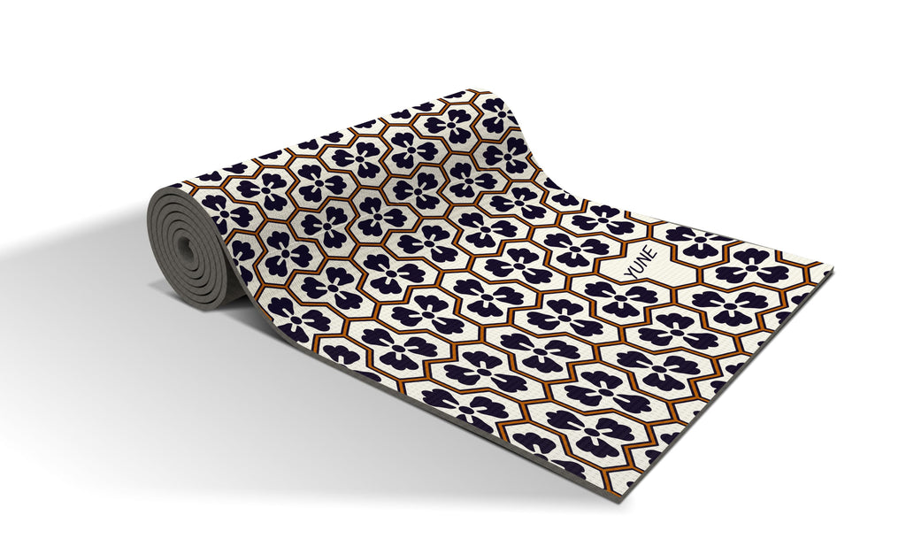 Premium Yoga Mat — Snow White, Non-Slip, Extra Cushion